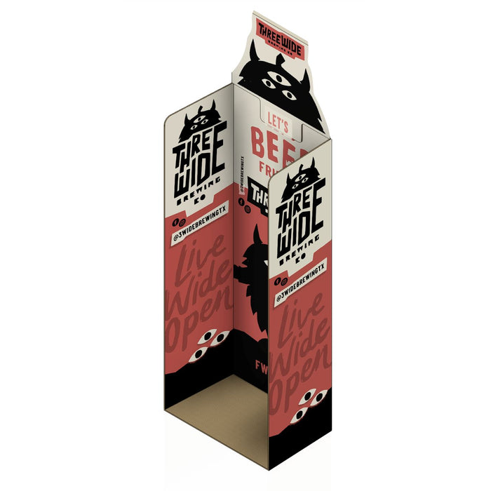 Case Stackers w/ Custom Shape Topper - No Shelves Custom Product Steel City Tap