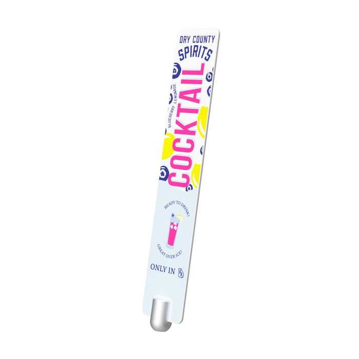 Magnetic Metal Tap Handle - White Base Color Tap Handles Steel City Tap