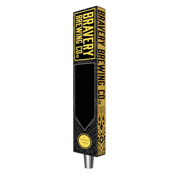 Semi-Custom black wooden tap handle (Plank) Tap Handles Steel City Tap