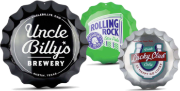 Bottle Cap Signs