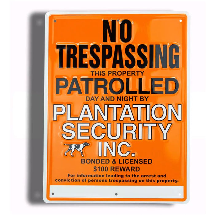 Tin Tackers - 12" x 16" Rectangle Signs - Embossed Aluminum (Four-Color Process) Steel City Tap