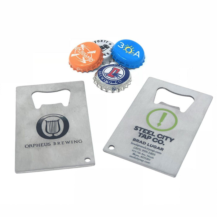 Bottle Opener - Custom Full-Color Front and Back Print Graphic Steel City Tap