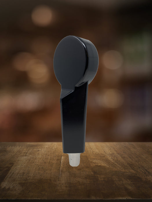 Resin Lollipop Tap Handle Black Steel City Tap