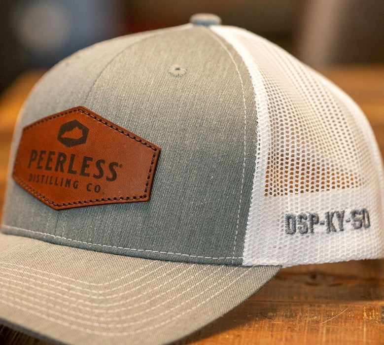 Richardson 112 Trucker Hat with Leather Patch HATS prestoembroidery