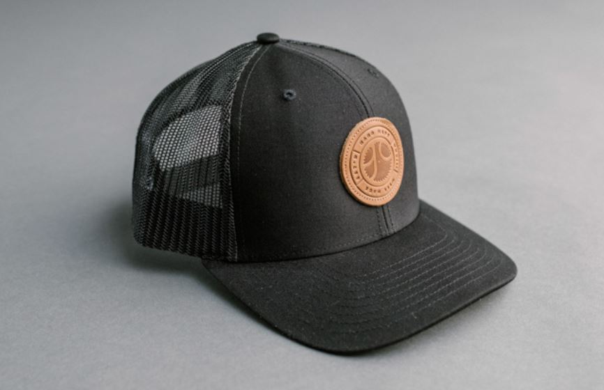 Richardson 112 Trucker Hat with Leather Patch HATS prestoembroidery