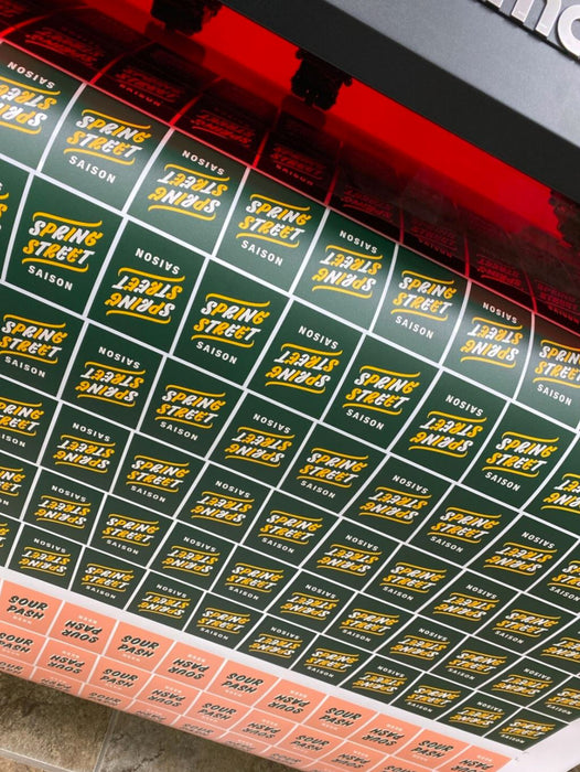Square Decals 2"x2" Decals Steel City Tap