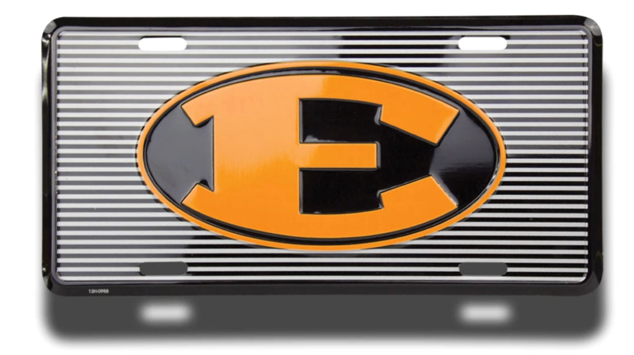 Tin Tackers - Embossed Aluminum Standard License Plate (Four-Color Process) Graphic Dixie Line