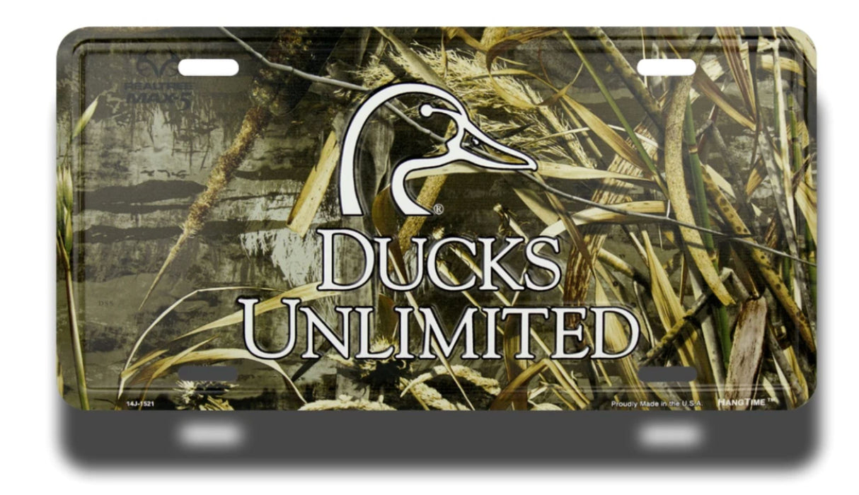 Tin Tackers - Embossed Aluminum Standard License Plate (Four-Color Process) Graphic Dixie Line