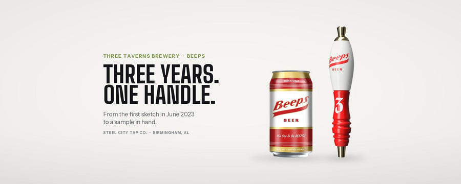 Beeps: Three Years, One Tap Handle. How Three Taverns' Light Lager Got Its Shape