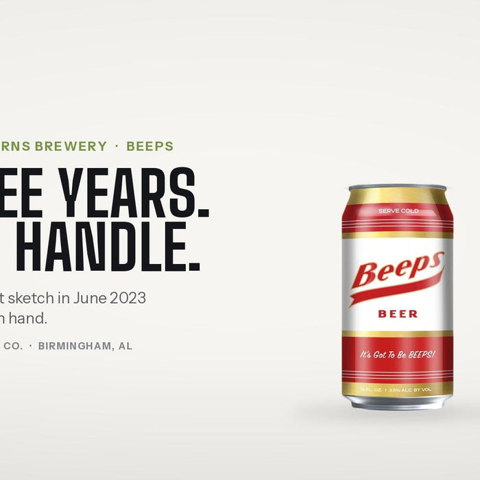 Beeps: Three Years, One Tap Handle. How Three Taverns' Light Lager Got Its Shape