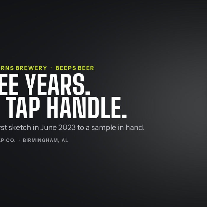 Beeps: Three Years, One Tap Handle. How Three Taverns' Light Lager Got Its Shape