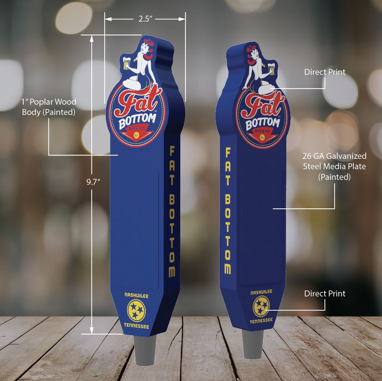 Custom Tap Handles:  Boost Your Brand and Brewery’s Presence in the Market