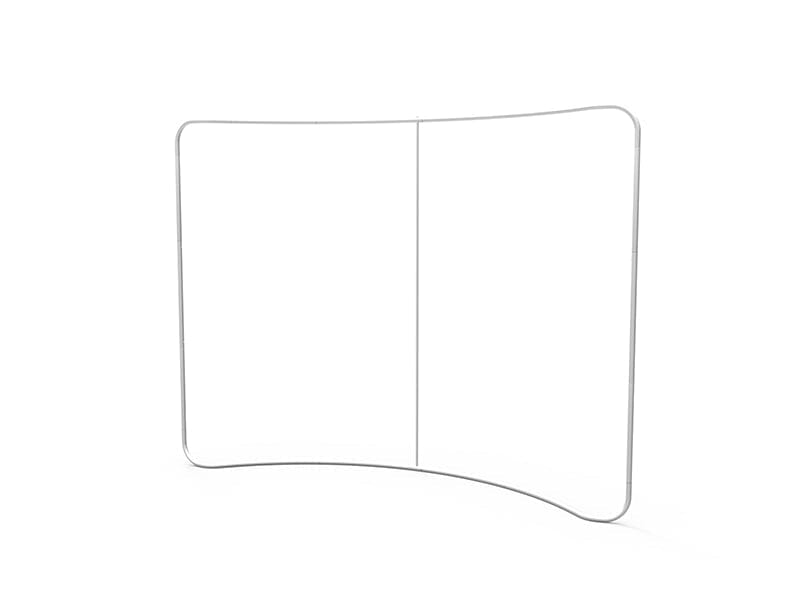 10' Tube Curved Fabric Display Display Stand Steel City Tap 