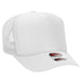 OTTO 39-165 custom embroidered trucker hat, White