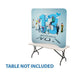 6' Tube Curved Fabric Display Display Stand Steel City Tap 
