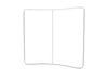 8' Tube Curved Fabric Display Display Stand Steel City Tap 
