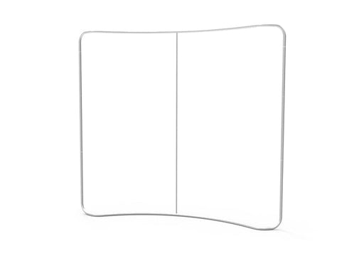 8' Tube Curved Fabric Display Display Stand Steel City Tap 