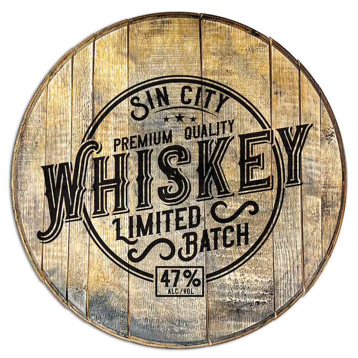 Custom 21" Authentic, Full Color wood sign, full color, Steel City Tap Co.