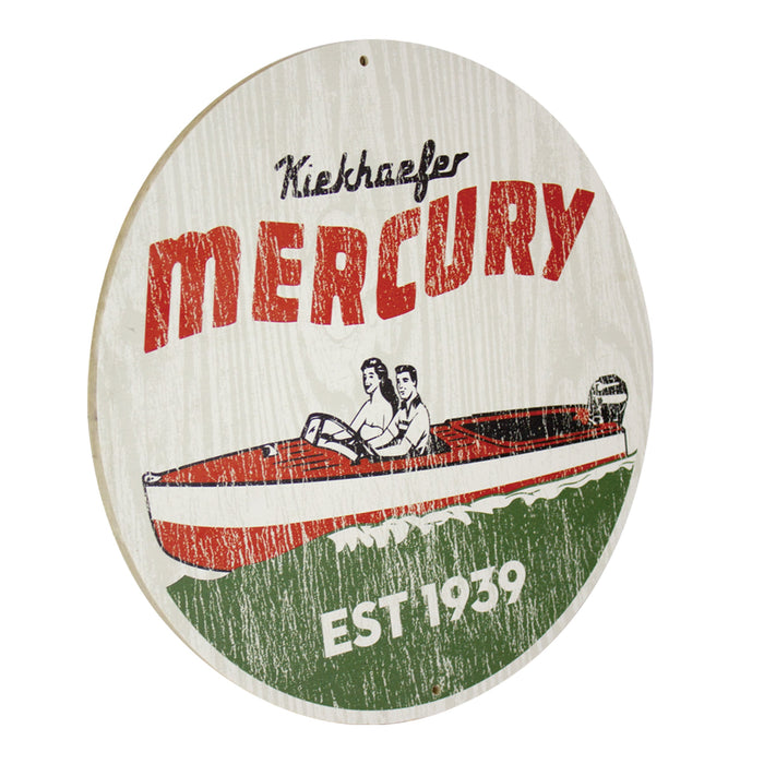 Custom 12" Circle MDF, Full Color wood sign, full color, Steel City Tap Co.