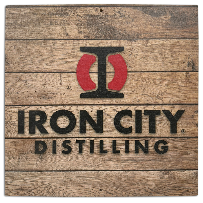 Custom 12" x 12" Birch, Full Color wood sign, full color, Steel City Tap Co.