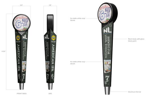 CBP - NL -6-7 American IPA Collaboration Handle (Discounted -$6.7 off) Steel City Tap 