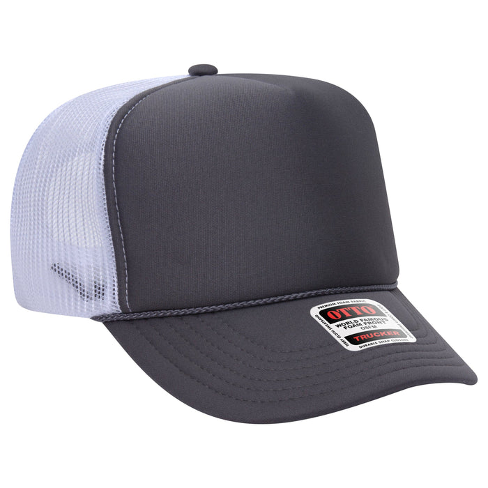 Custom Embroidered Trucker Hat - OTTO 39-165 Foam, High Crown HATS prestoembroidery Charcoal / White Mesh 12 hats · $12.26 each Need digitizing (+$35 one-time)
