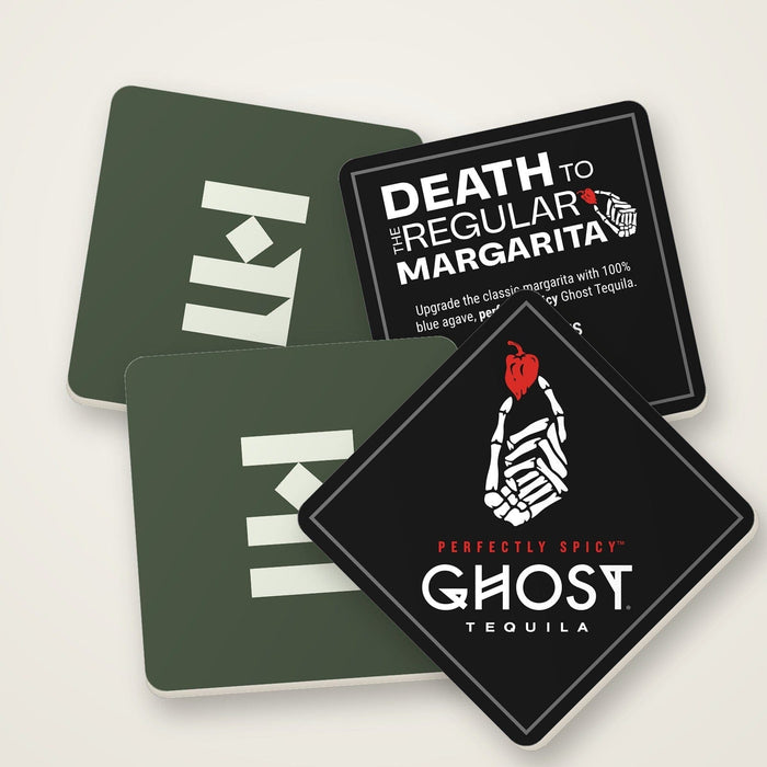 Custom Square Coasters - Full-Color Print, Both Sides Coasters Steel City Tap 