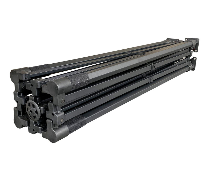 Premium Aluminum (Black)10' Tent Kit (Dye-Sublimation) 17" Valance Pop-Up Tent Steel City Tap 