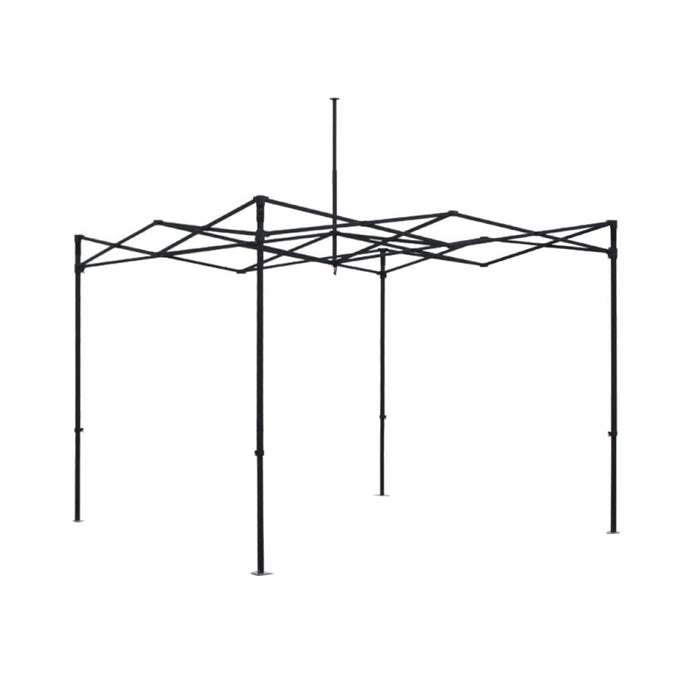 Premium Aluminum (Black)10' Tent Kit (Dye-Sublimation) 17" Valance Pop-Up Tent Steel City Tap 