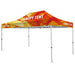 Premium Aluminum ( Silver) 15' Tent Kit (Full-Bleed Dye Sublimation) Pop-Up Tent Steel City Tap 