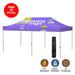 Premium Aluminum (Silver)20' Event Tent Kit (Full-Bleed Dye Sublimation) Pop-Up Tent Steel City Tap 