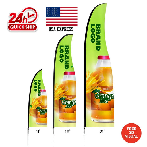 Premium Blade Flags Flag Steel City Tap 