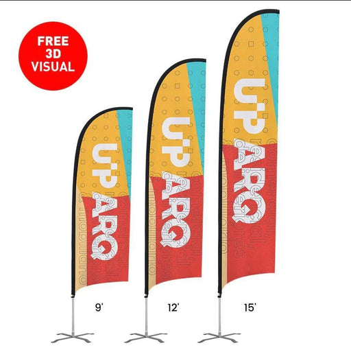 Premium Concave Flags Flag Steel City Tap 