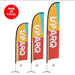 Premium Concave Flags Flag Steel City Tap 