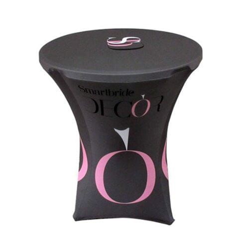 Premium Round Stretch Table Cover (Dye Sublimated) Table Cover Steel City Tap 