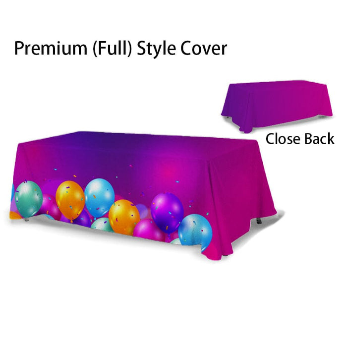 Premium Table Throw (Full-Color Dye Sublimation, Full Bleed) Table Cover Steel City Tap 