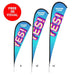 Premium Teardrop Flags Flag Steel City Tap 