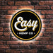 Round LED Signs - 15.5" Circle (Flat) LED Signs Steel City Tap 