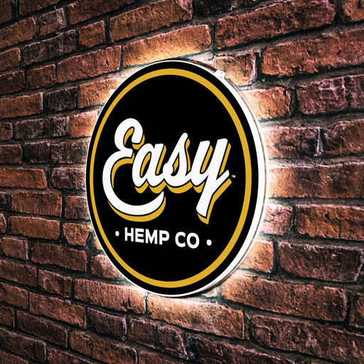 Round LED Signs - 15.5" Circle (Flat) LED Signs Steel City Tap 