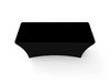 Solid Black Stretch Table Covers Table Cover Steel City Tap 