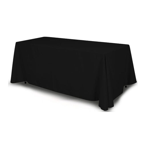 Solid Color Table Throws (Assorted Colors) Table Cover Steel City Tap 6' black 