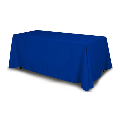 Solid Color Table Throws (Assorted Colors) Table Cover Steel City Tap 6' blue 