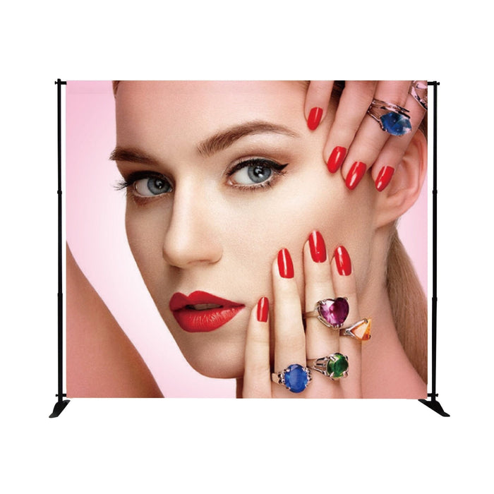 Step and Repeat Backdrop Backdrop Steel City Tap 10' x 8' Kit 1 (Banner + Frame + Carry Bag) 