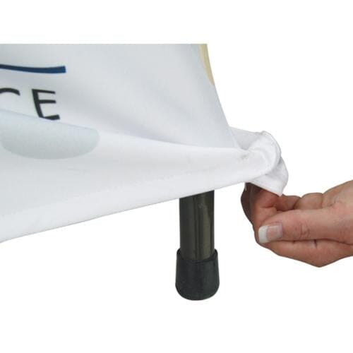 Stretch Table Cover (Full-Color Dye Sublimation, Full Bleed) Table Cover Steel City Tap 