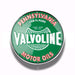 Tin Tackers - 12" Circle Signs - Embossed Aluminum (Four-Color Process) Steel City Tap 