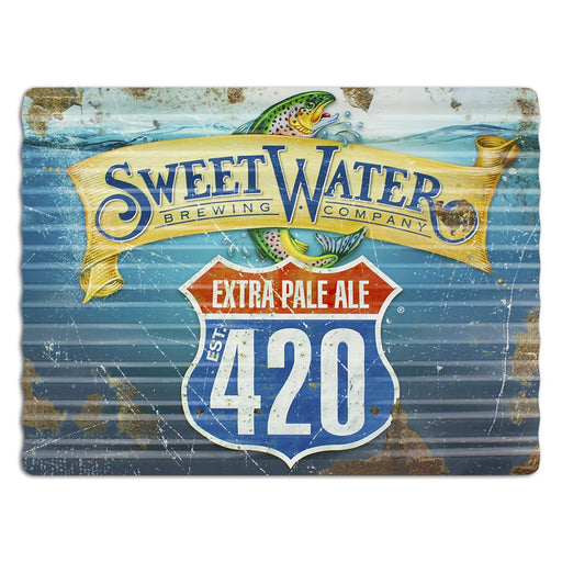 Tin Tackers - 16" x 24" Corrugated Aluminum Sign Tin Tacker Steel City Tap Co. 
