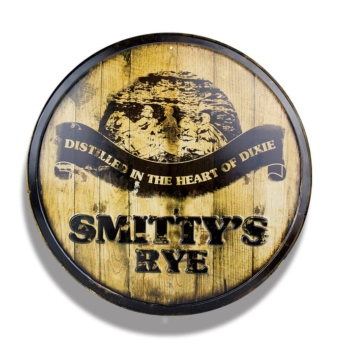 Tin Tackers - 18" Circle Signs - Embossed Aluminum (Four-Color Process) Steel City Tap 