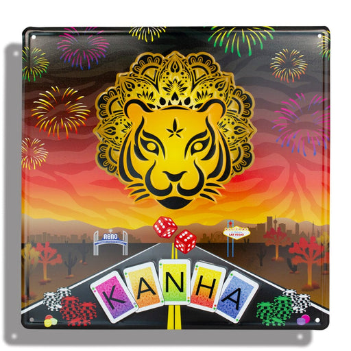 Tin Tackers - 18" x 18" Square Sign, Embossed Aluminum Tin Tacker Steel City Tap Co. 