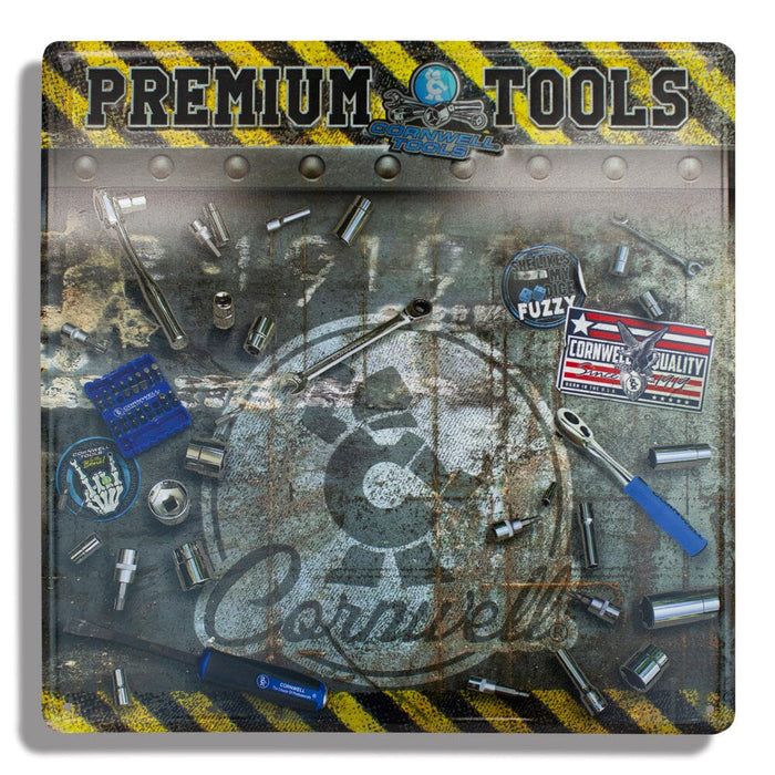 Tin Tackers - 24" x 24" Square Sign, Embossed Aluminum Tin Tacker Steel City Tap Co. 