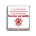 Tin Tackers - 6" Mini Square Sign, Embossed Aluminum Tin Tacker Steel City Tap Co. 
